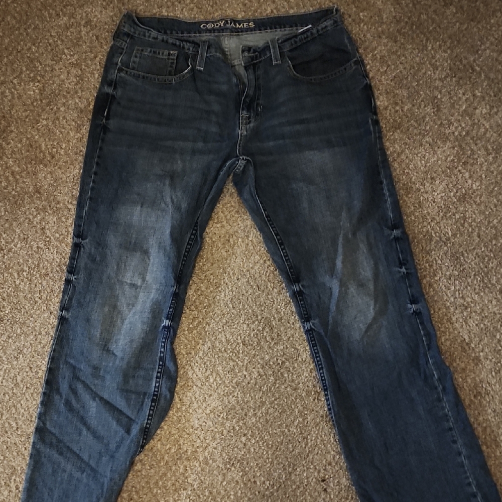 Cody James Men's Blue Bootcut Jeans